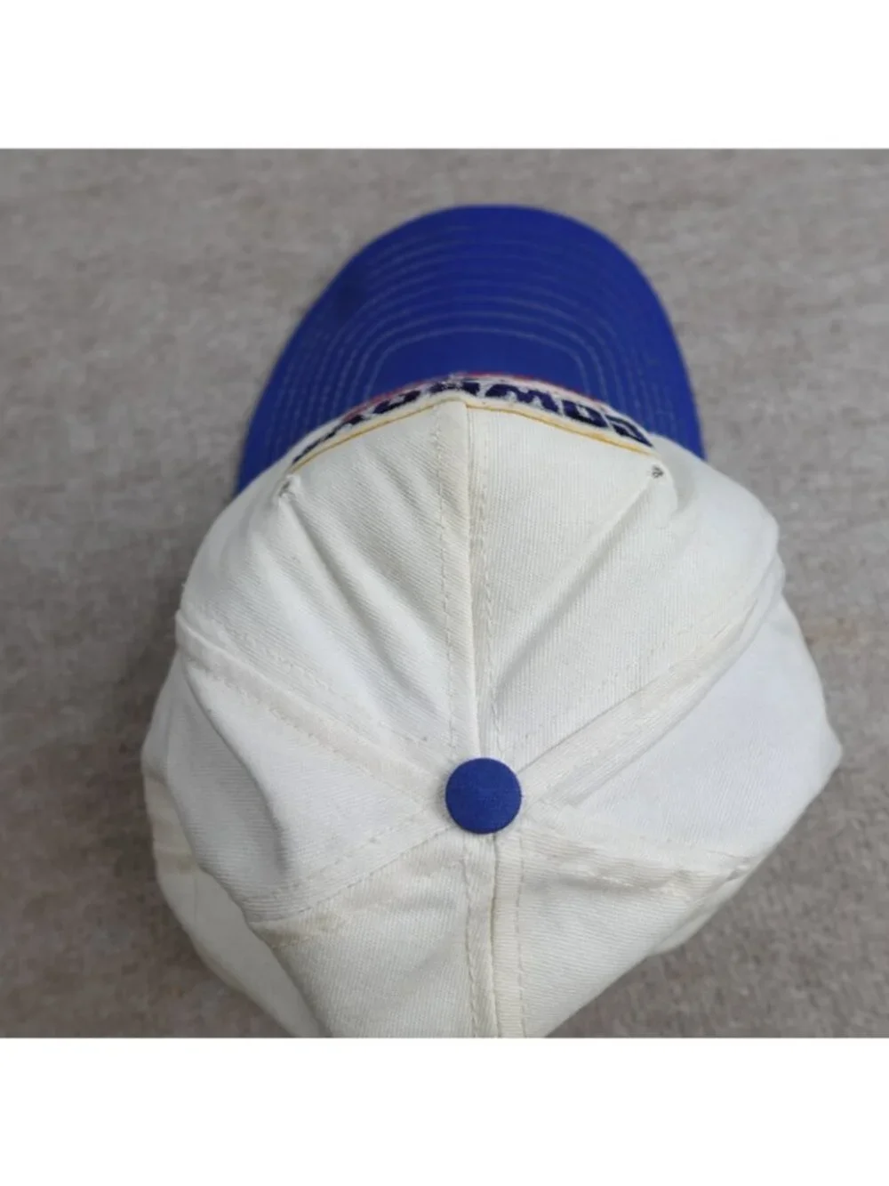 Dallas Cowboys Hat White Embroidered Snapback Super Bowl Champions XXVII Vintage